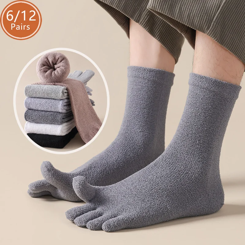 6/12 Pairs Thick Thermal Split - Thermal Sock Winter review and price