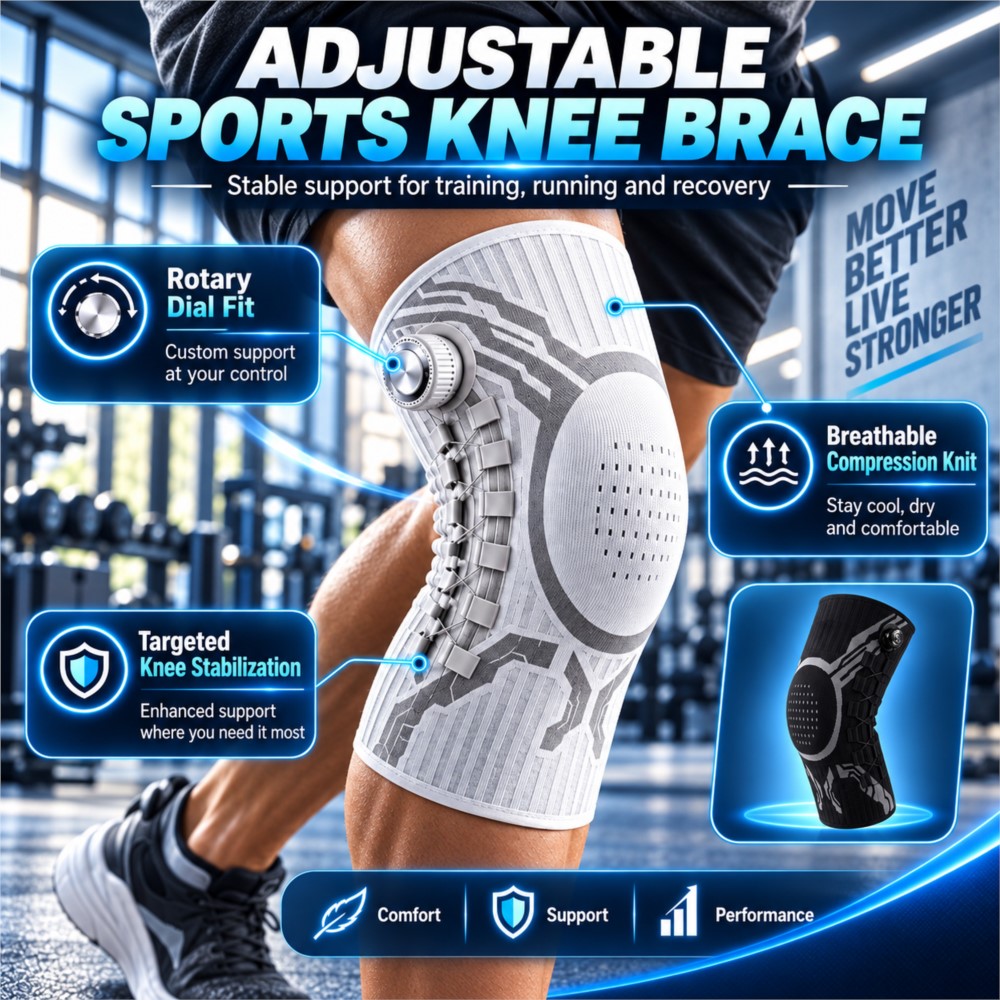 Adjustable Smart Knob Knee Bra - Compression Sleeve Calf review and price