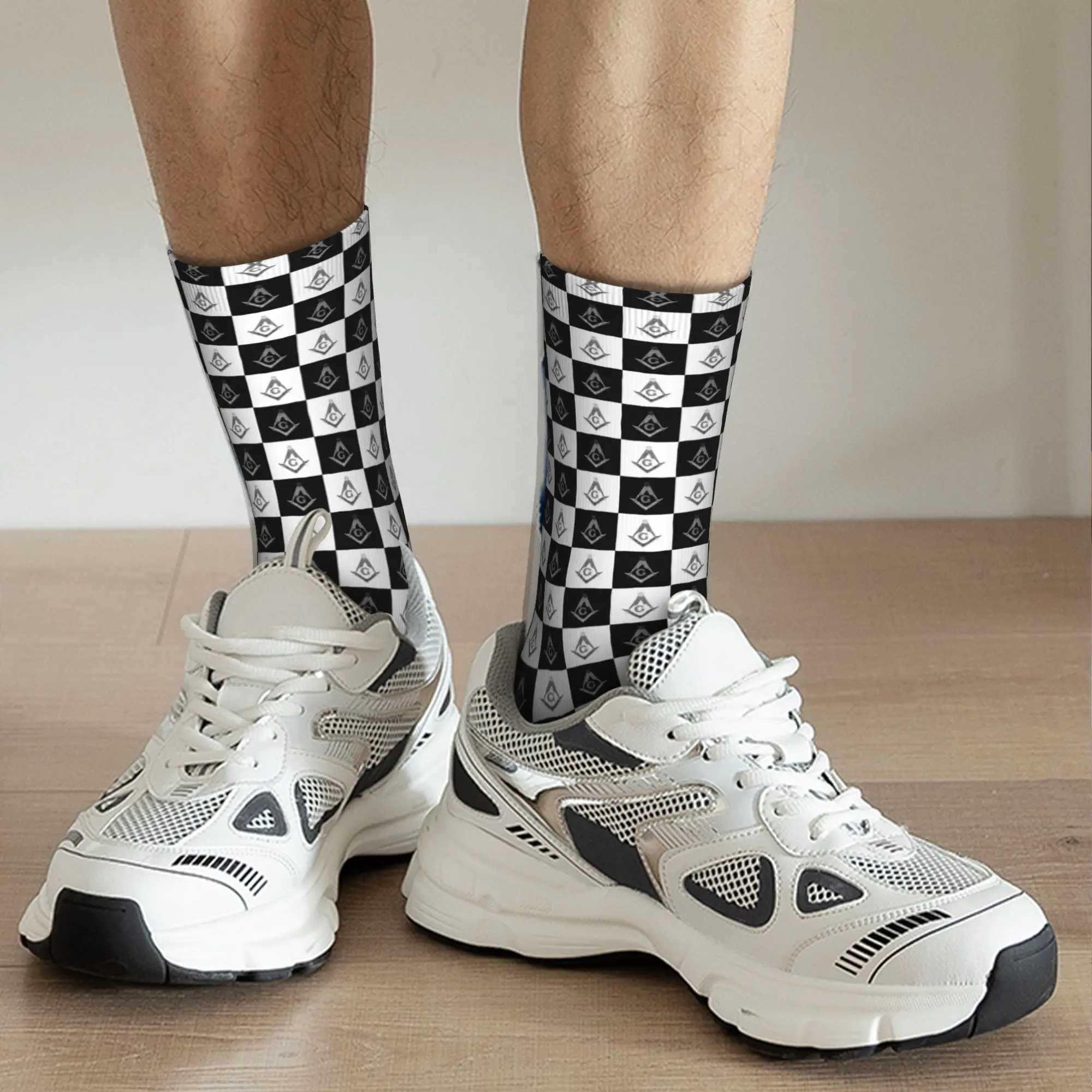 Custom Freemason Checkered Pat - Dress Sock Men review and price